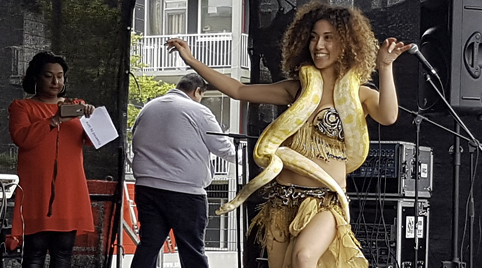 Slangenbezweerder dansereses