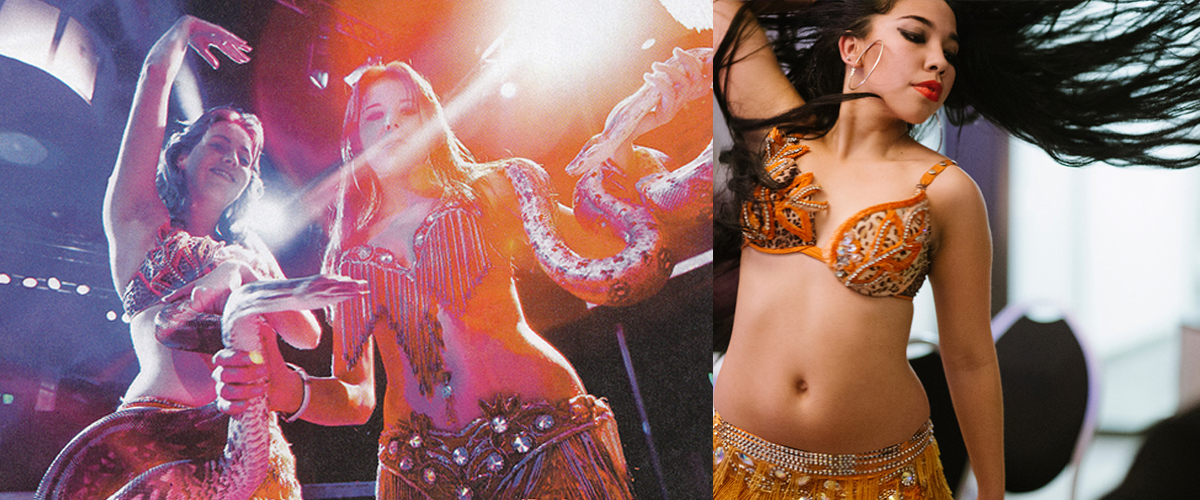 Mannelijke slangenbezweerder