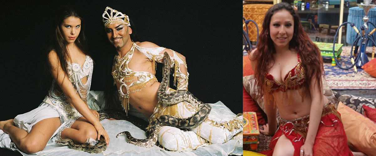 Slangenbezweerder en thee terras