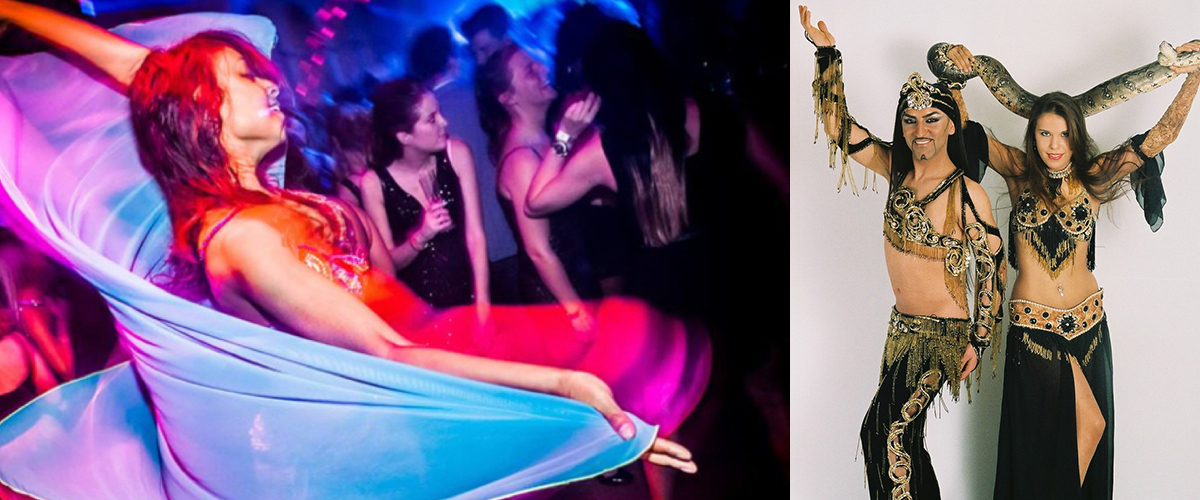 Slangenbezweerder griezel themafeest